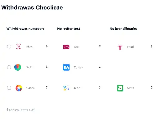 Withdrawal readiness and KYC checklist concept