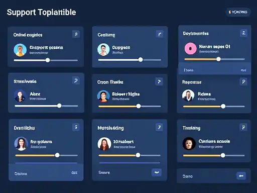 Customer support and issue resolution concept