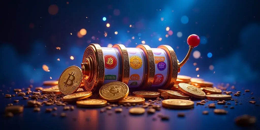 Cryptic Coins pokie artwork reviewed for Play Croco Casino Australia