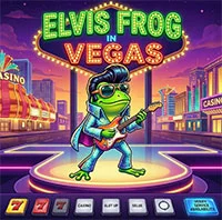 Elvis Frog pokie artwork reviewed for Play Croco Casino Australia